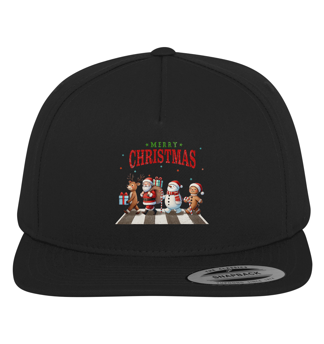 Merry Christmas Zebrastreifen - Premium Snapback