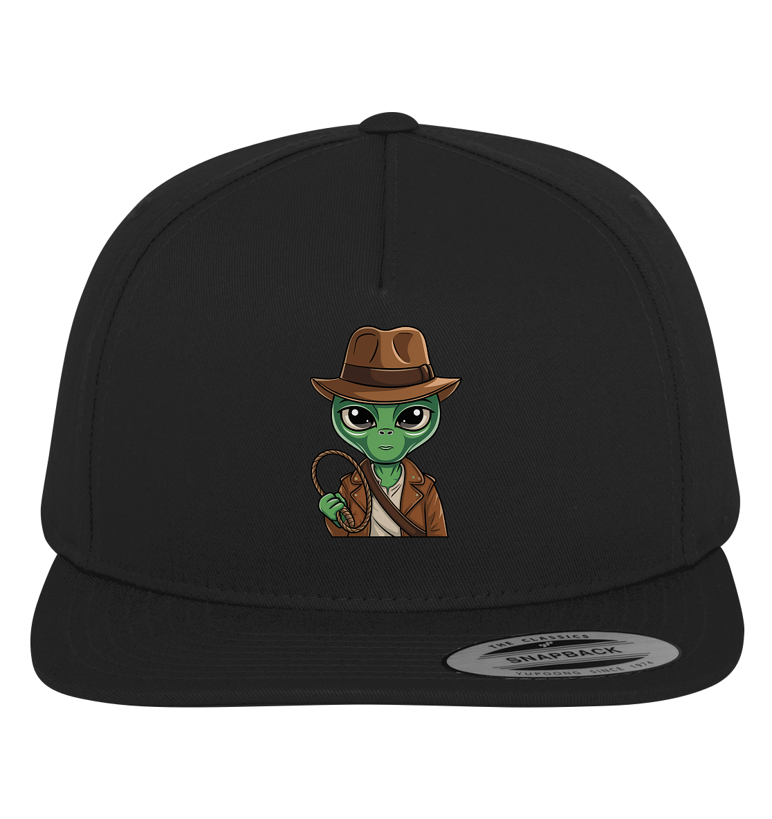Alien Abenteurer Cartoon - Premium Snapback