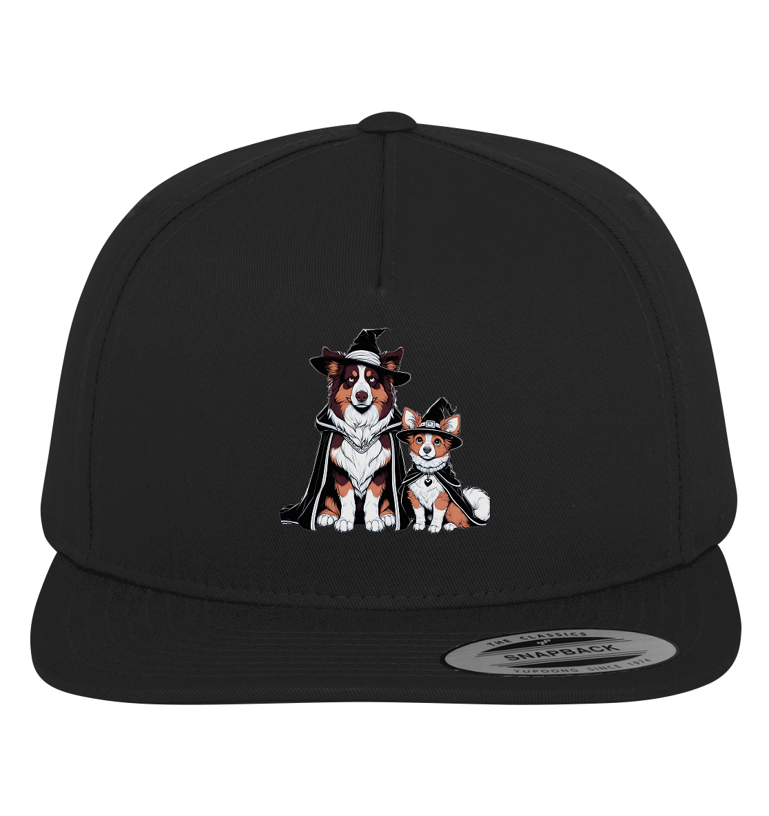 Halloween Wizard Hunde Terrier und Australian Sheppard  - Premium Snapback