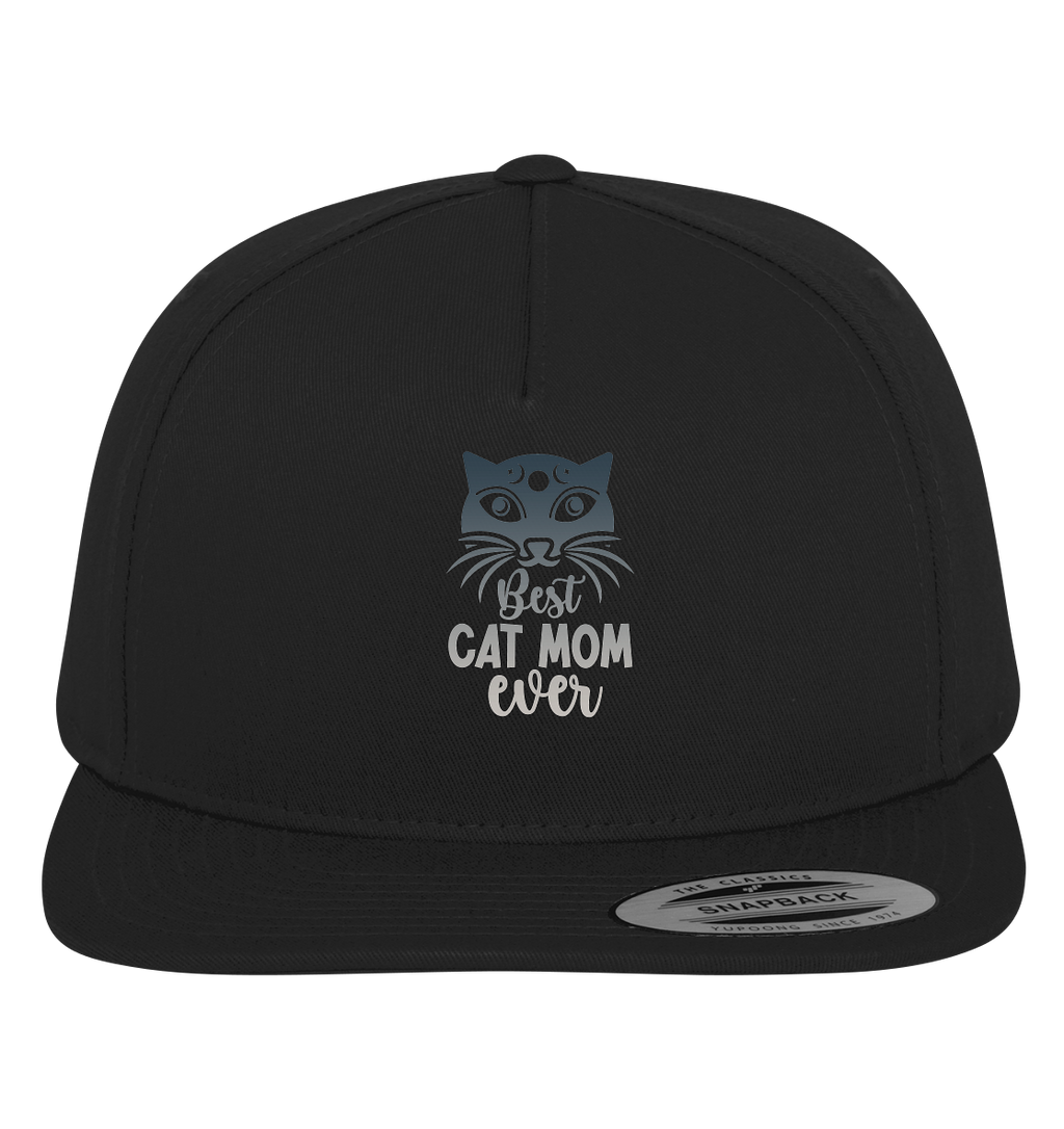 Best Cat Mum ever personalisierbar - Premium Snapback