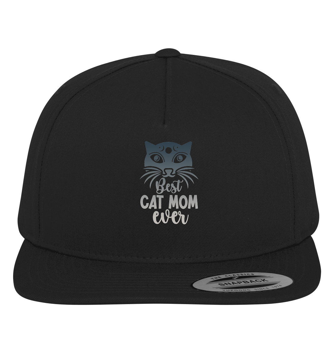 Best Cat Mum ever personalisierbar - Premium Snapback