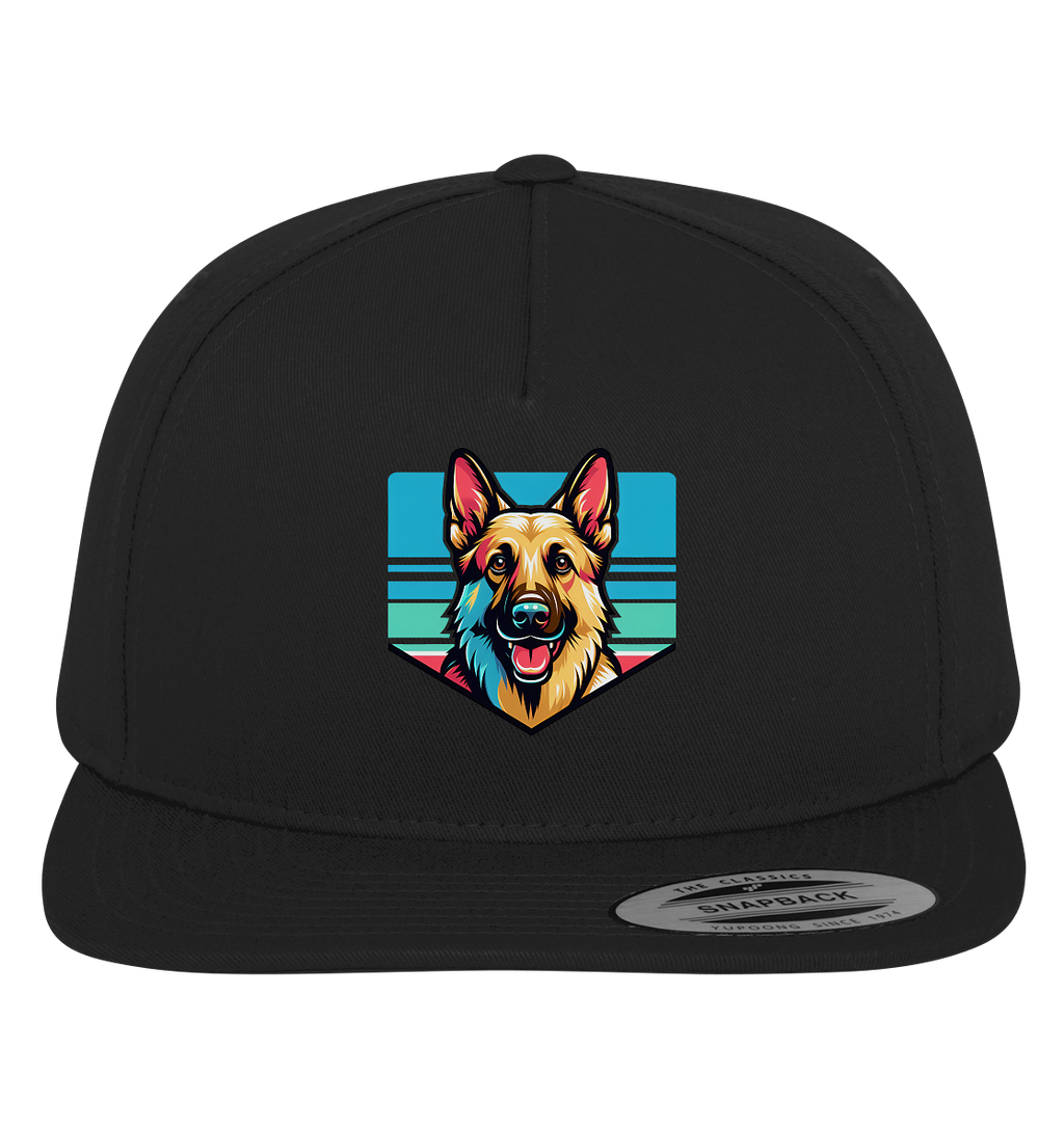 Schäferhund Pop Art - personalisierbar - Premium Snapback