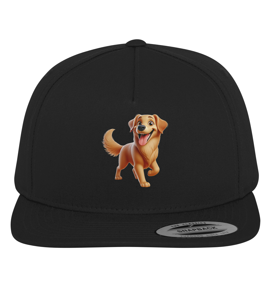 Golden Retriever Comic - personalisierbar - Premium Snapback
