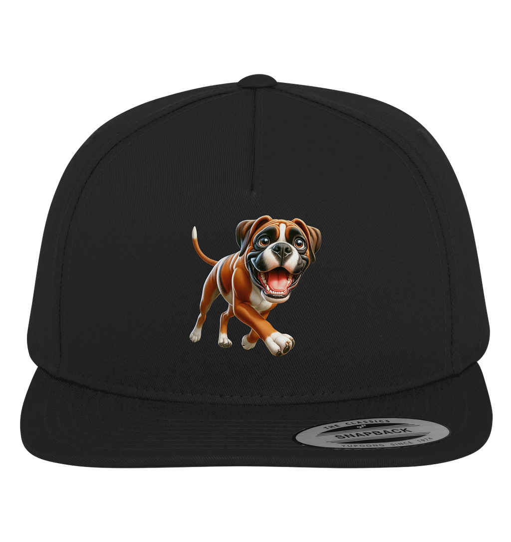 Boxer Cartoon Hund personalisierbar - Premium Snapback
