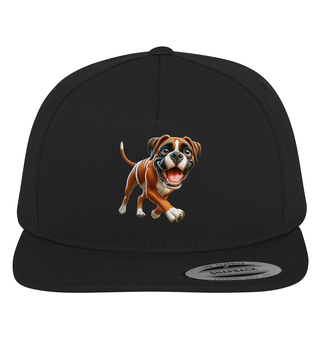 Boxer Cartoon Hund personalisierbar - Premium Snapback