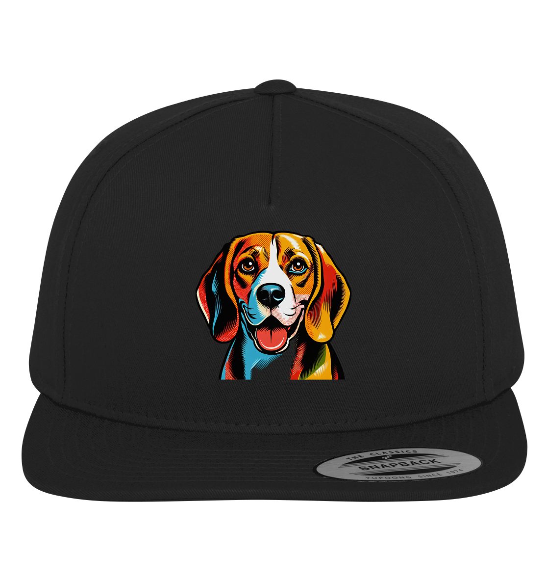 Beagle Pop Art - Personalisierbar - Premium Snapback