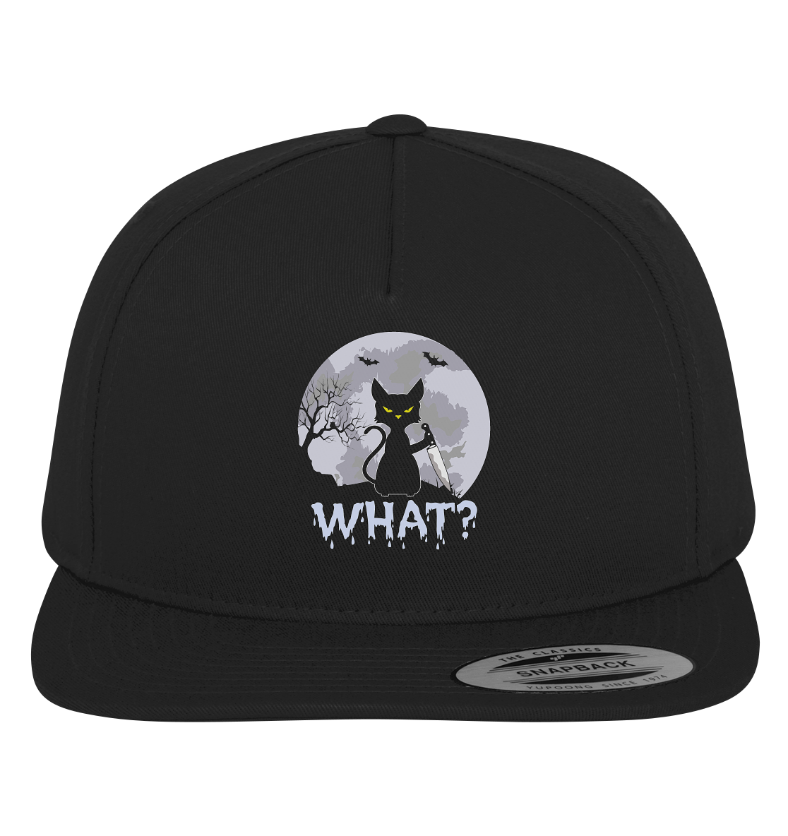 Halloween Katze Horror Lustig - Premium Snapback