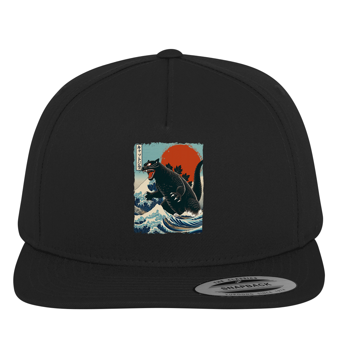 Cat - Zilla , Comic Style - Premium Snapback
