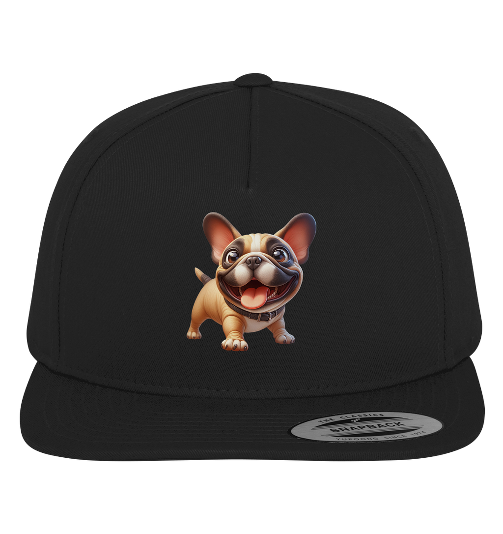 Französische Bulldogge Cartoon personalisierbar - Premium Snapback