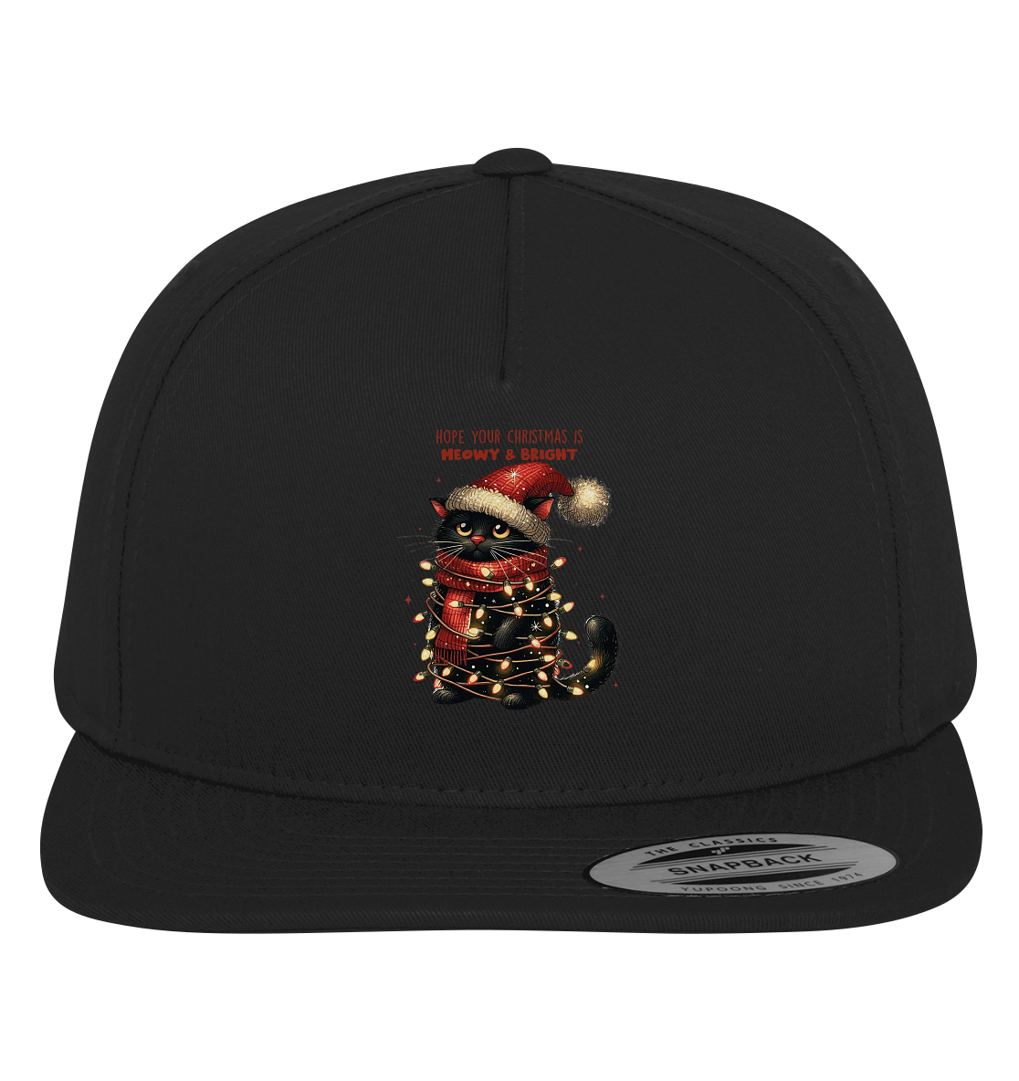 Weihnachts Katze Christmas is Moewy - Premium Snapback