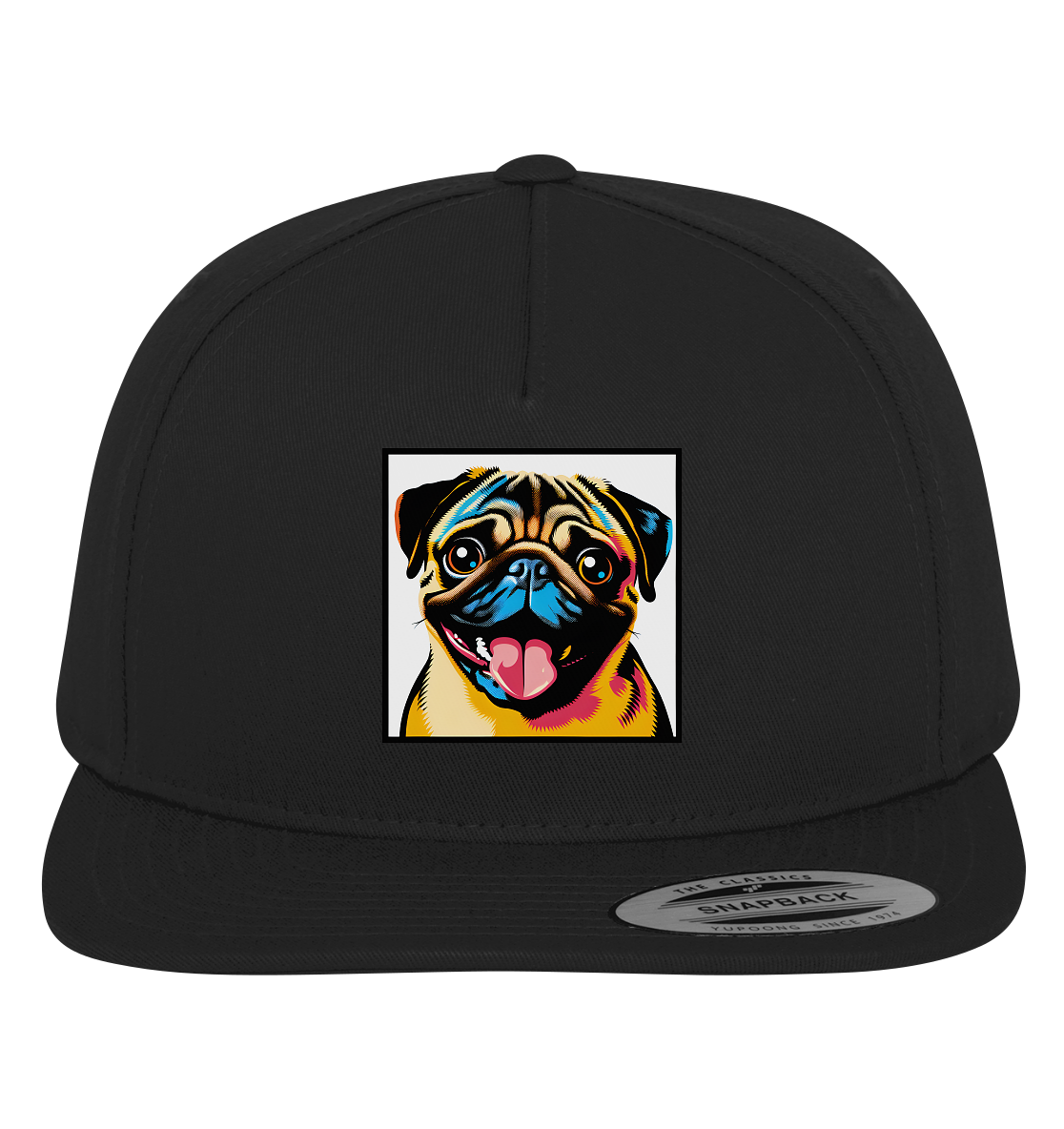Mops Pop Art - Premium Snapback