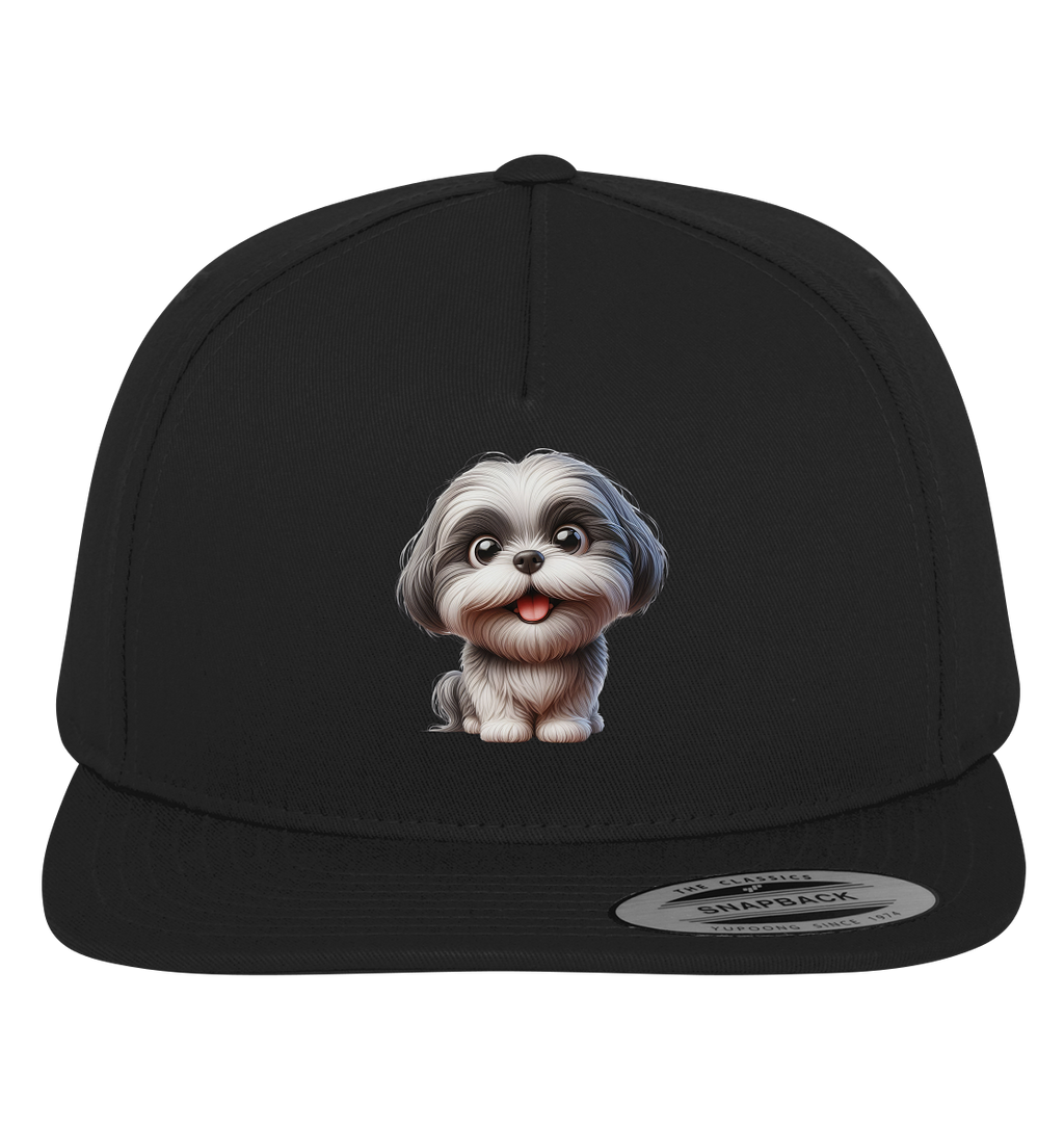 Shih Tzu Cartoon Dog - personalisierbar - Premium Snapback