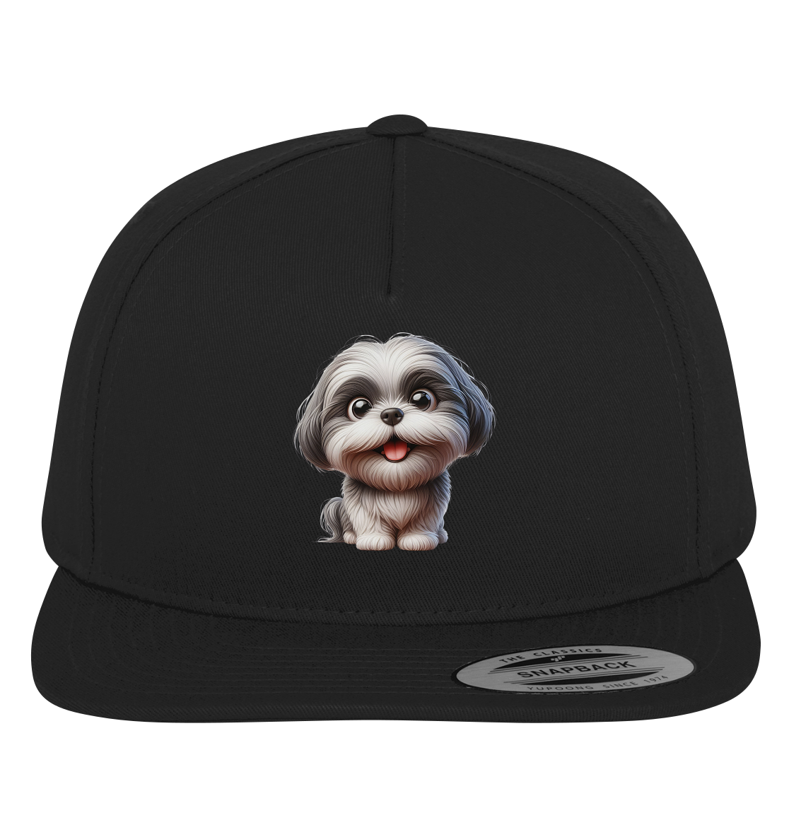 Shih Tzu Cartoon Dog - personalisierbar - Premium Snapback