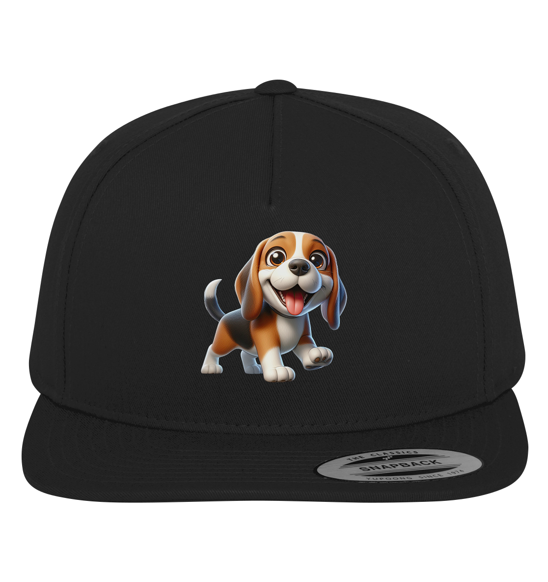 Beagle Cartoon Hund personalisierbar - Premium Snapback