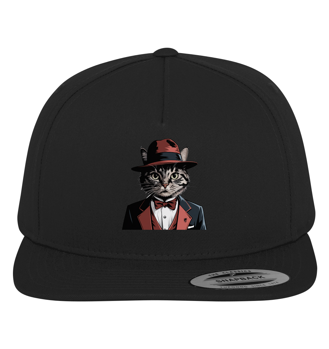 Godfather Catmother Katze Mafia - personalisierbar  - Premium Snapback