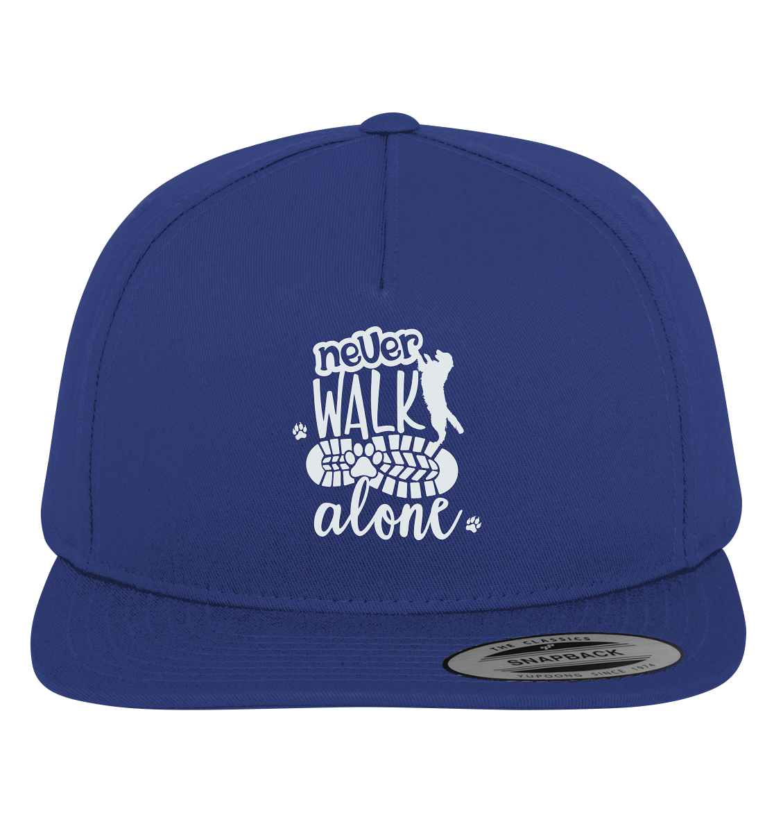 Hundefreunde You never walk alone - personalisierbar - Premium Snapback