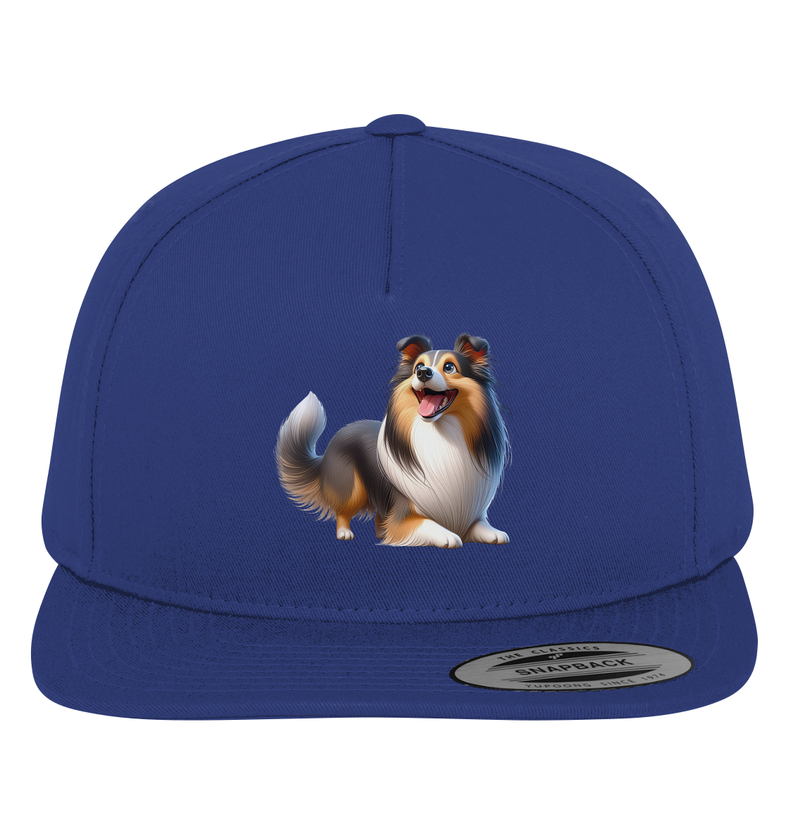 Shetland Sheepdog cartoon personalisierbar - Premium Snapback