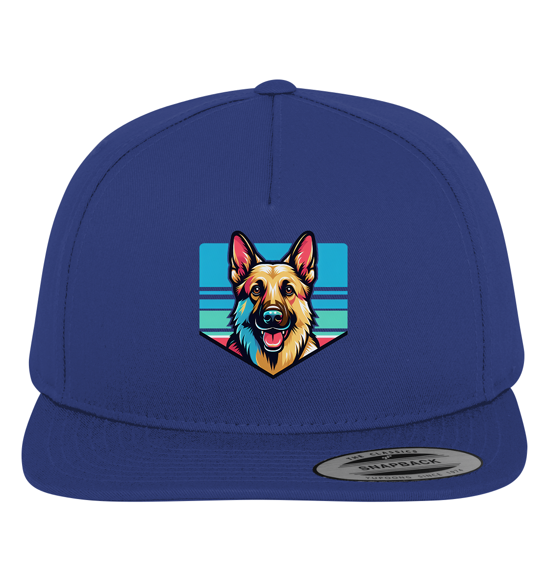 Schäferhund Pop Art - personalisierbar - Premium Snapback
