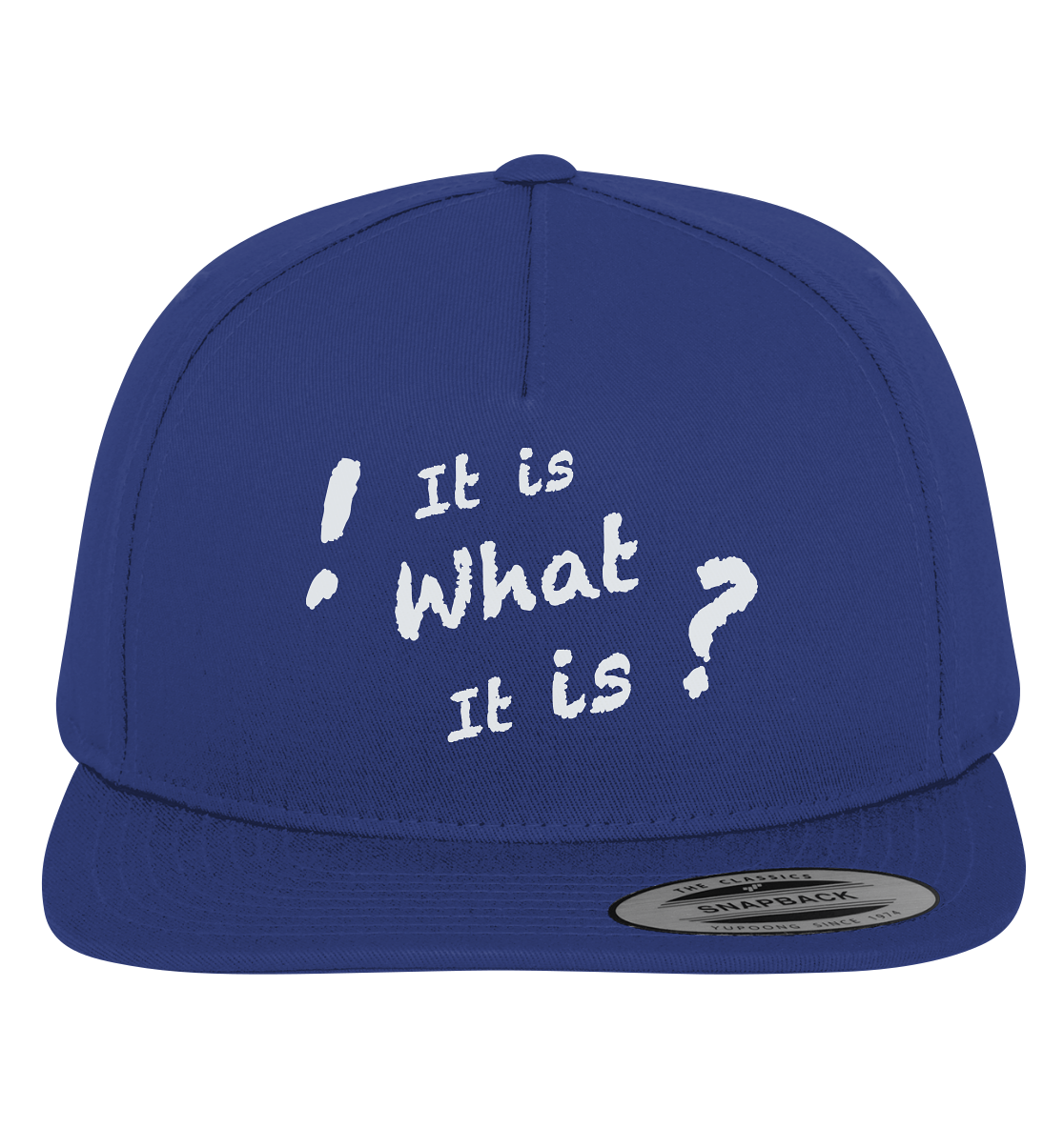 It is what it is - personalisierbar - Premium Snapback