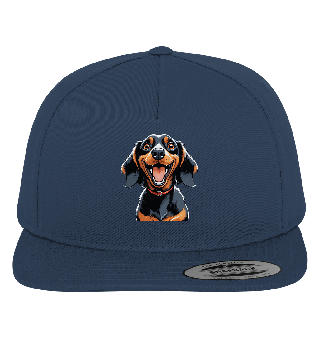 Happy Dackel Cartoon - Premium Snapback