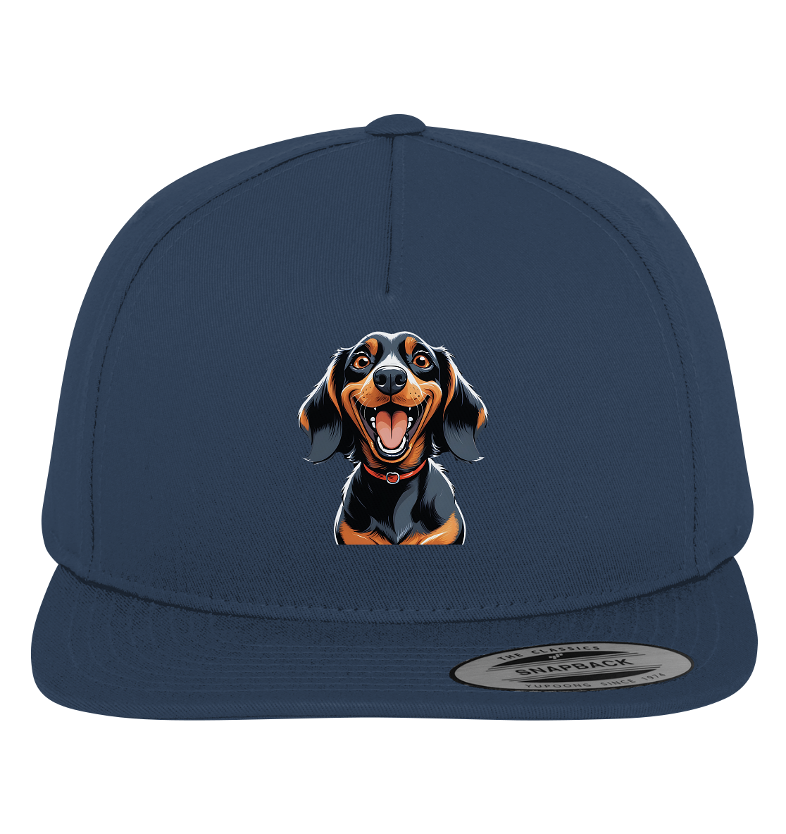 Happy Dackel Cartoon - Premium Snapback
