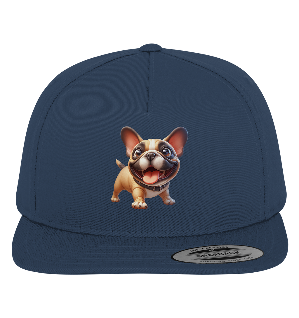 Französische Bulldogge Cartoon personalisierbar - Premium Snapback