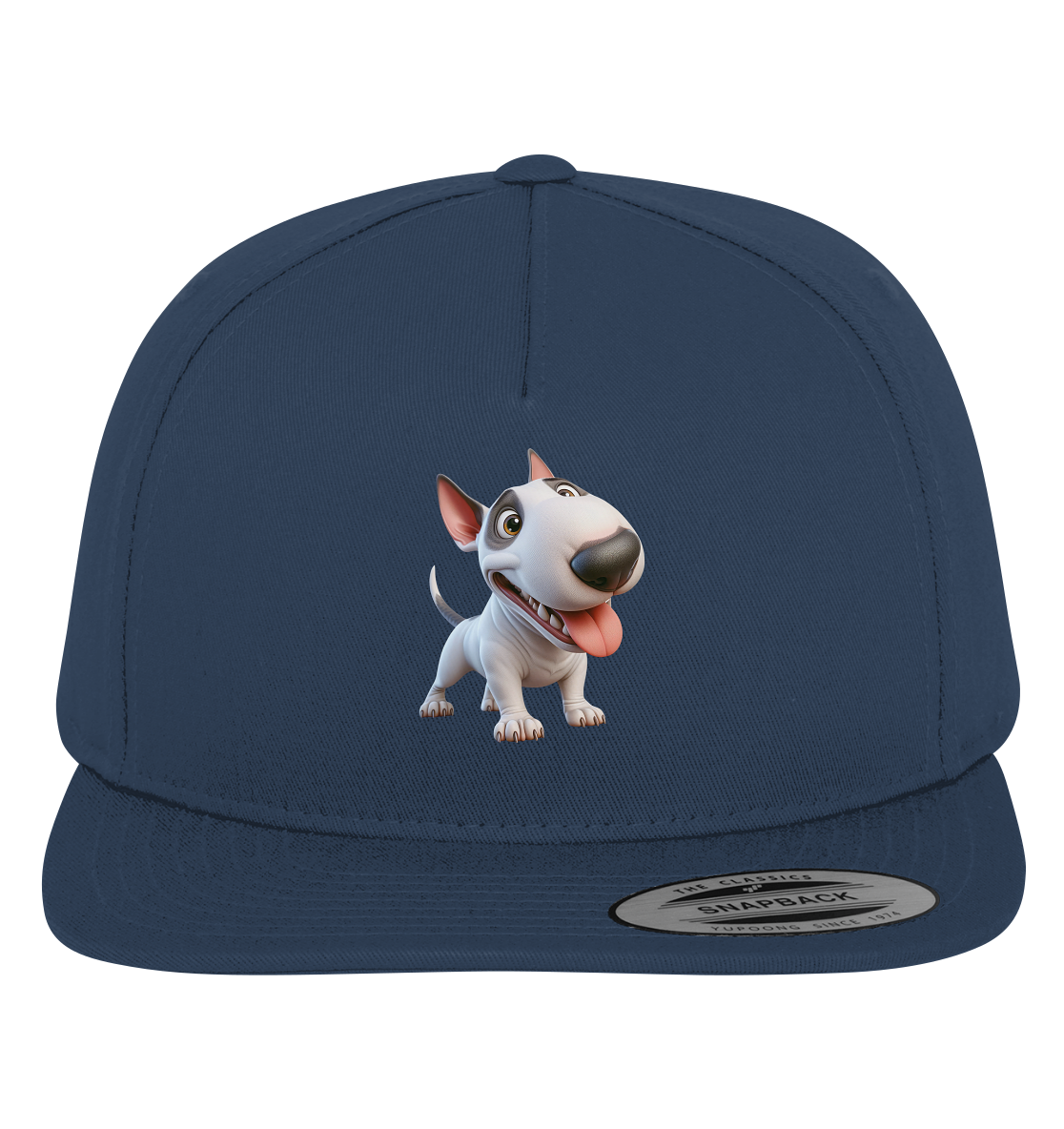 Bullterrier Cartoon personalisierbar - Premium Snapback