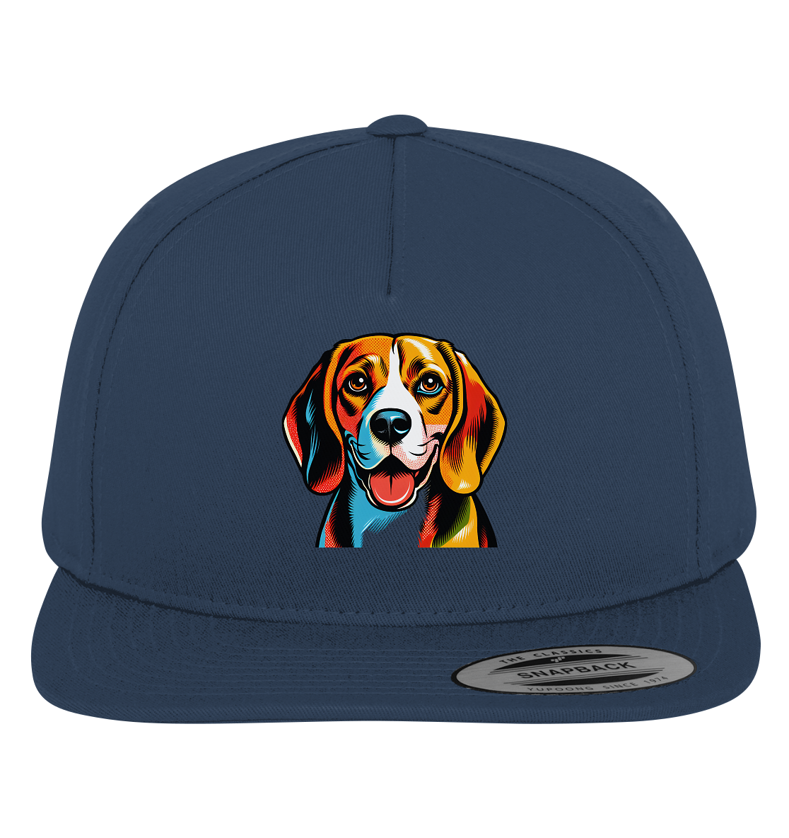 Beagle Pop Art - Personalisierbar - Premium Snapback