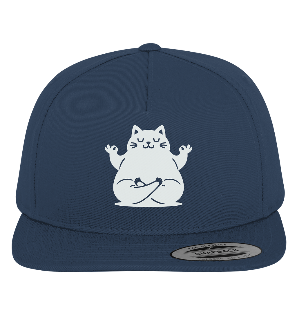 Funny yoga Cat - personalisierbar - Premium Snapback