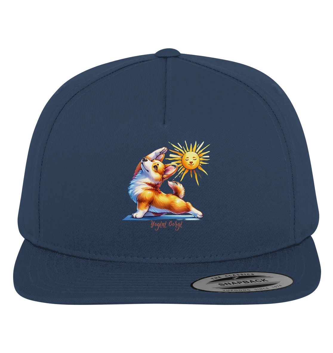 Yoga Corgi Hund yogini Gorgi - personalisierbar - Premium Snapback