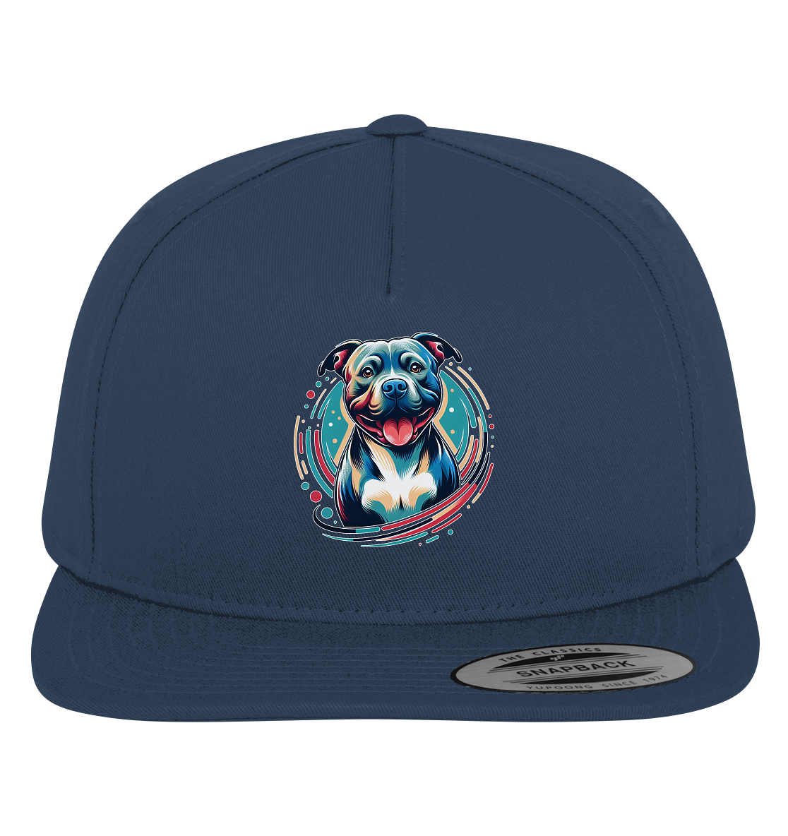 Happy Pittbull / Staffy PopArt - Premium Snapback