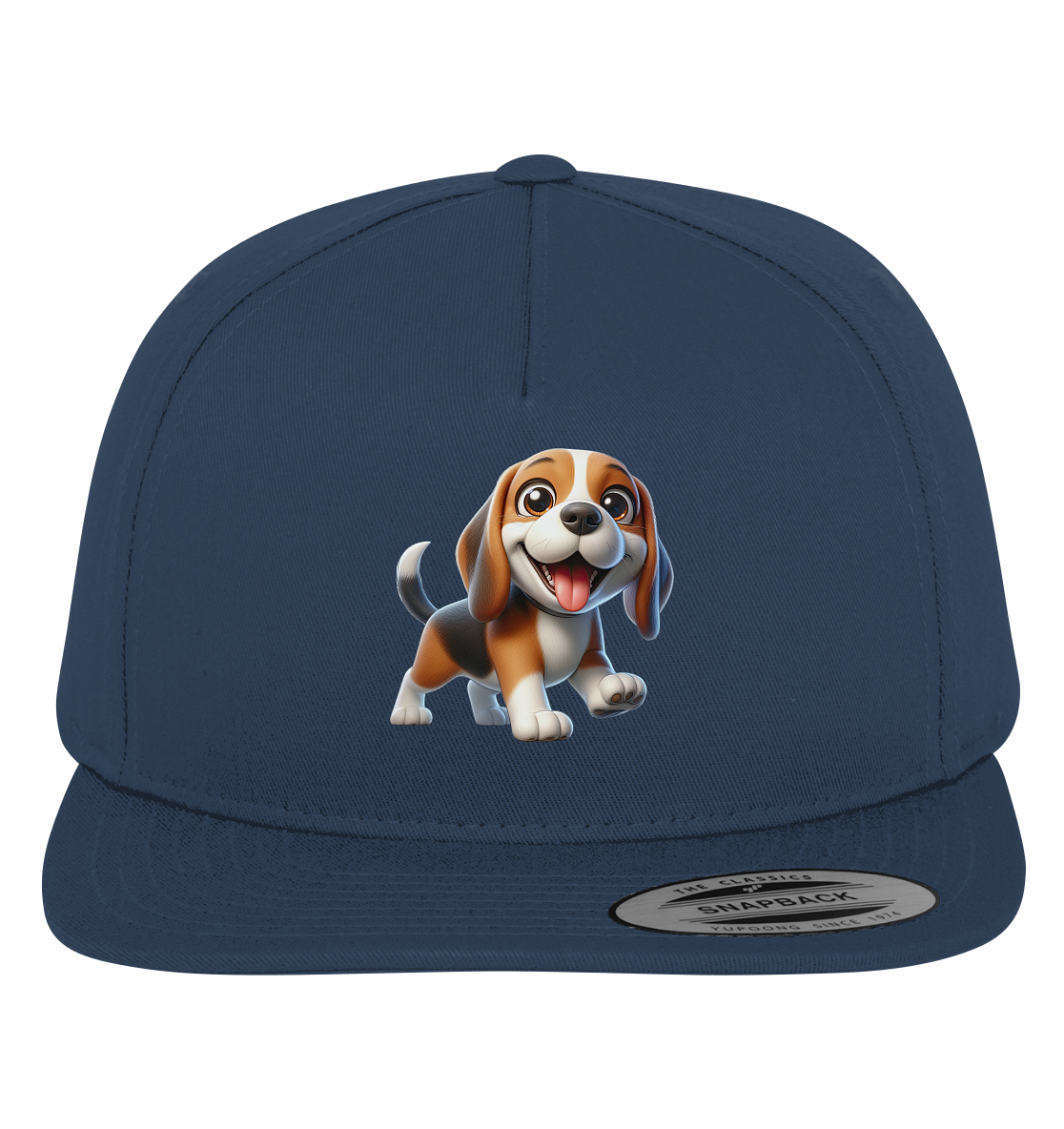Beagle Cartoon Hund personalisierbar - Premium Snapback