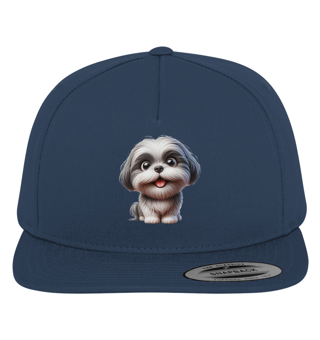 Shih Tzu Cartoon Dog - personalisierbar - Premium Snapback