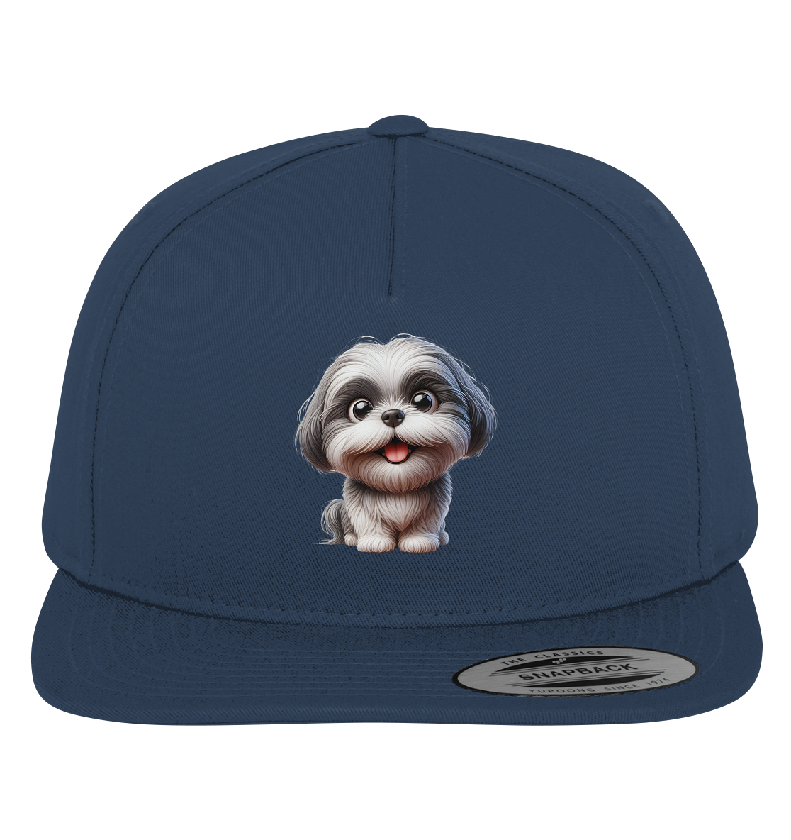 Shih Tzu Cartoon Dog - personalisierbar - Premium Snapback