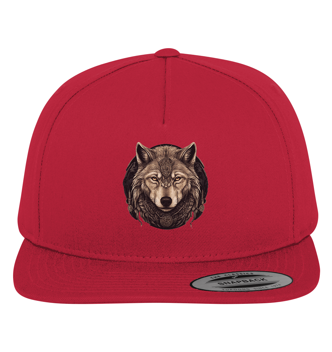 Wolf Fenris Viking Art - Premium Snapback
