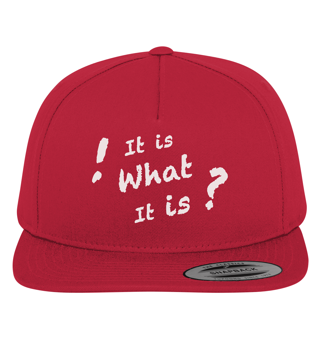 It is what it is - personalisierbar - Premium Snapback