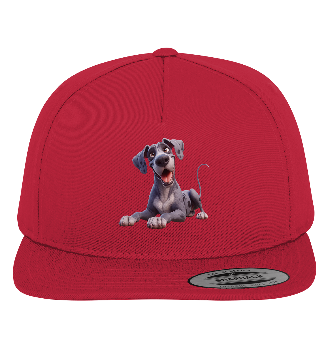 Dänische Dogge - personalisierbar - Premium Snapback