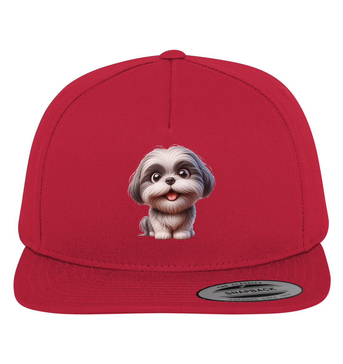 Shih Tzu Cartoon Dog - personalisierbar - Premium Snapback
