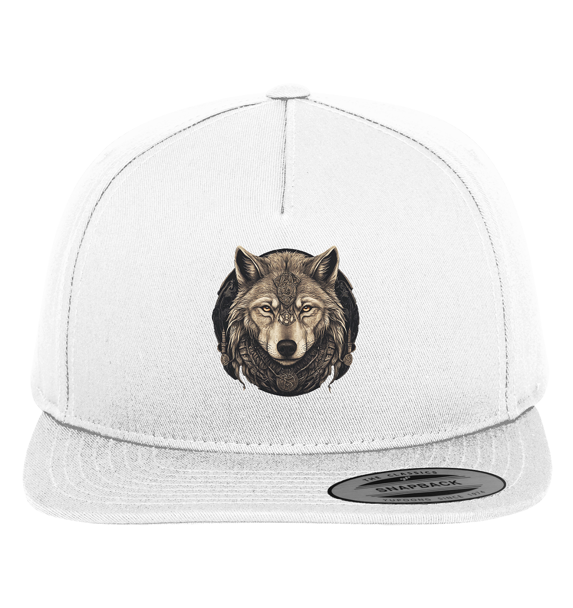 Wolf Fenris Viking Art - Premium Snapback