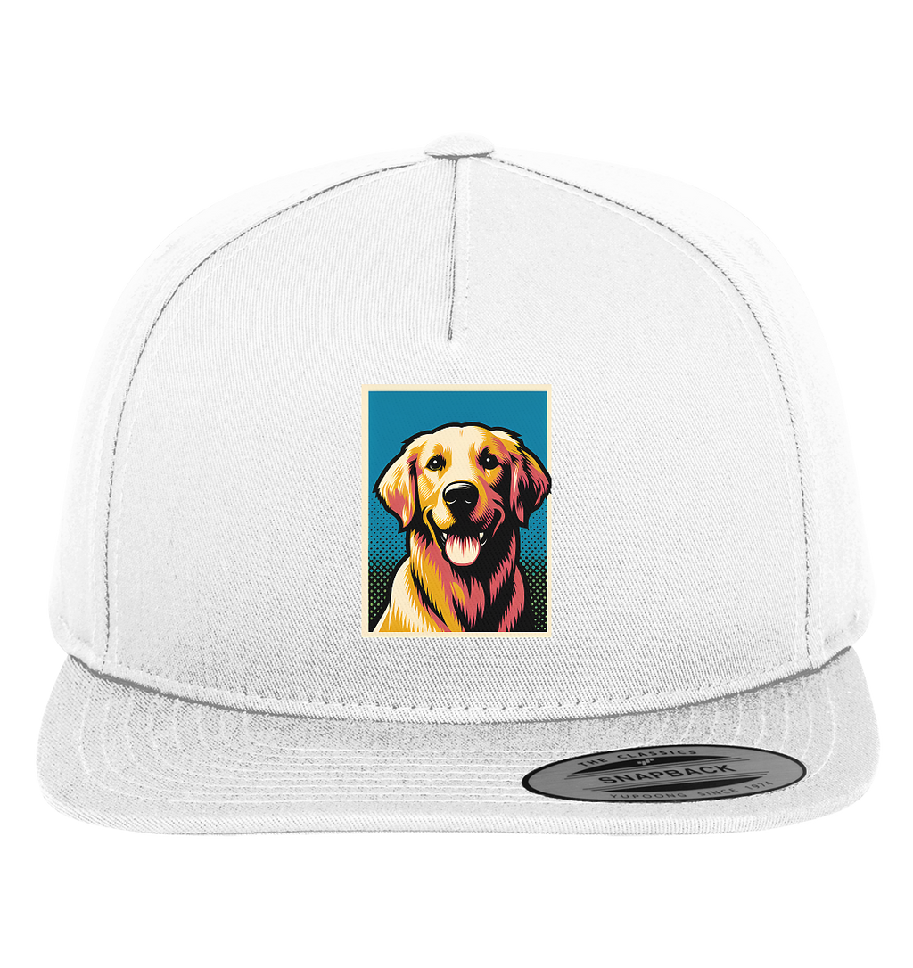 Golden Retriever Pop Art - personalisierbar - Premium Snapback