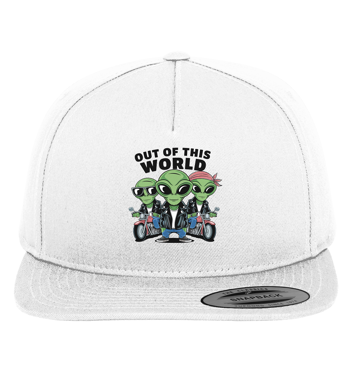 Out of this World Alien Biker - Premium Snapback