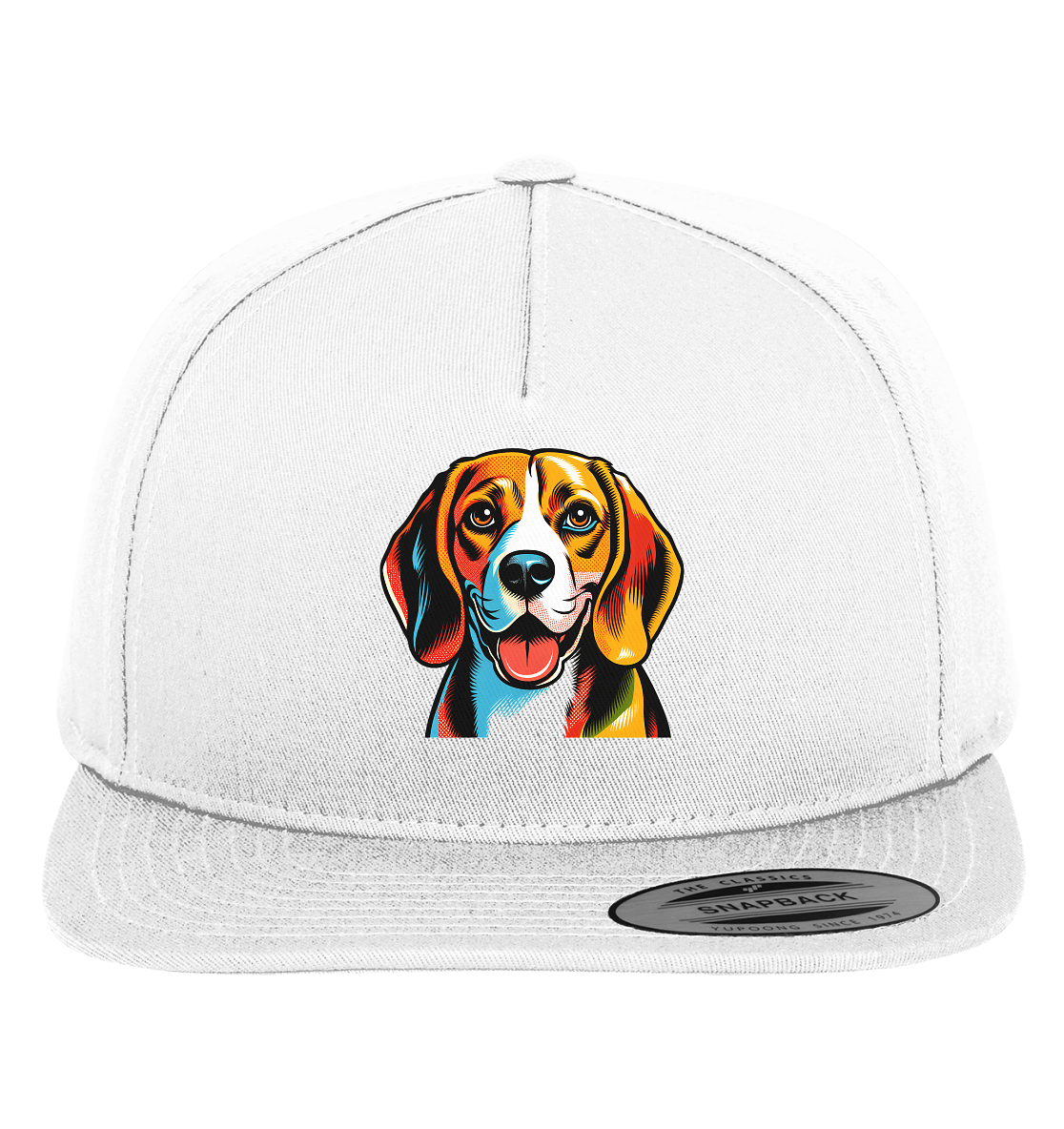 Beagle Pop Art - Personalisierbar - Premium Snapback