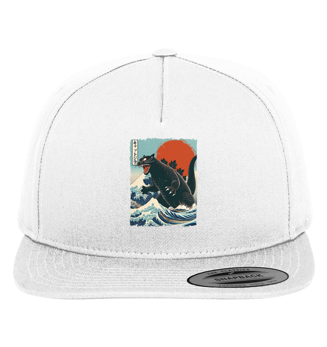 Cat - Zilla , Comic Style - Premium Snapback