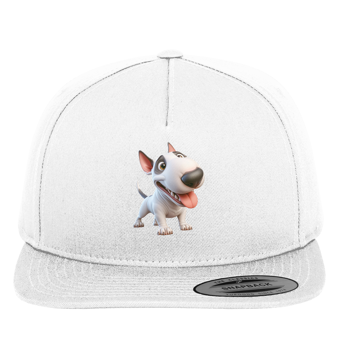 Bullterrier Cartoon personalisierbar - Premium Snapback