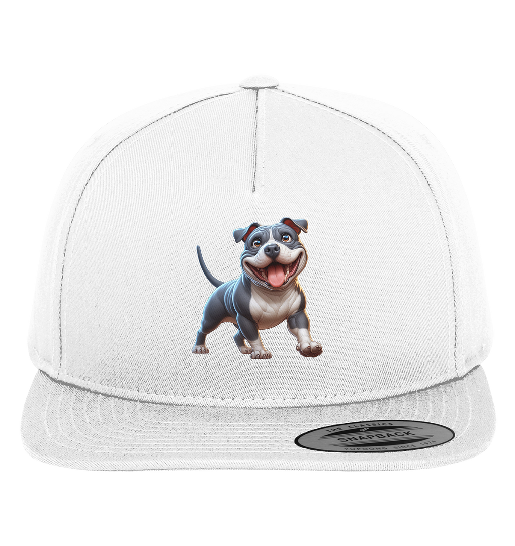 Pittbull Cartoon Hund personalisierbar - Premium Snapback