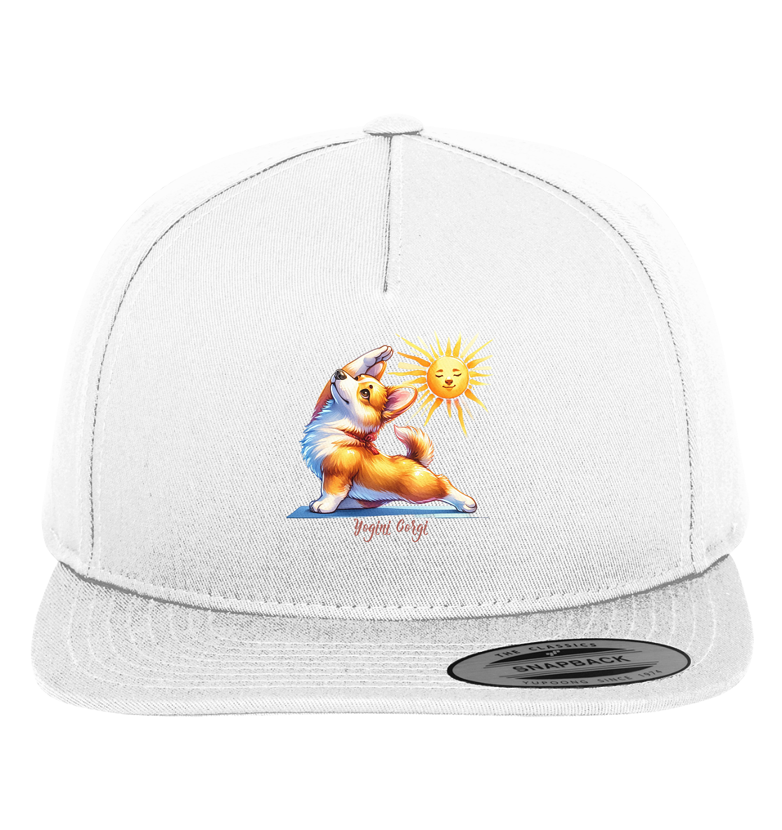 Yoga Corgi Hund yogini Gorgi - personalisierbar - Premium Snapback