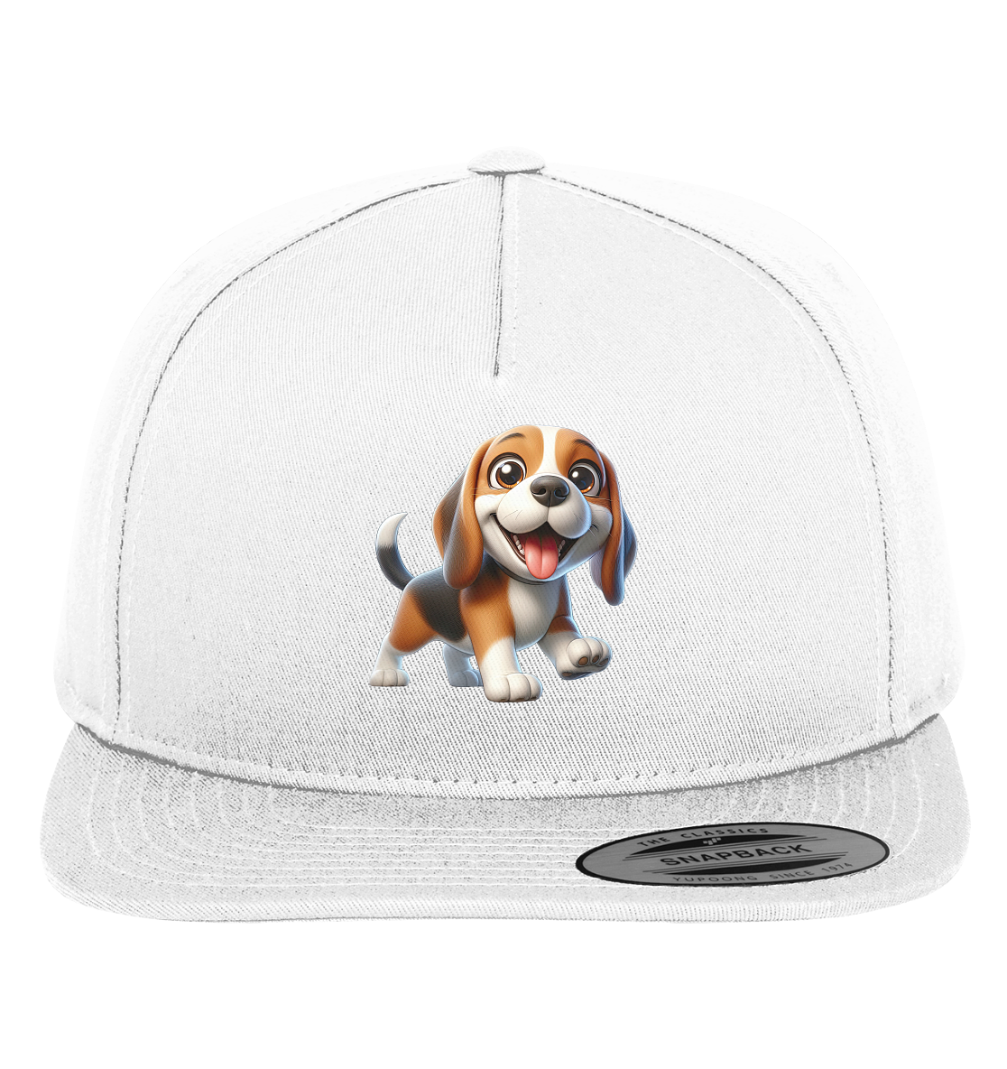 Beagle Cartoon Hund personalisierbar - Premium Snapback