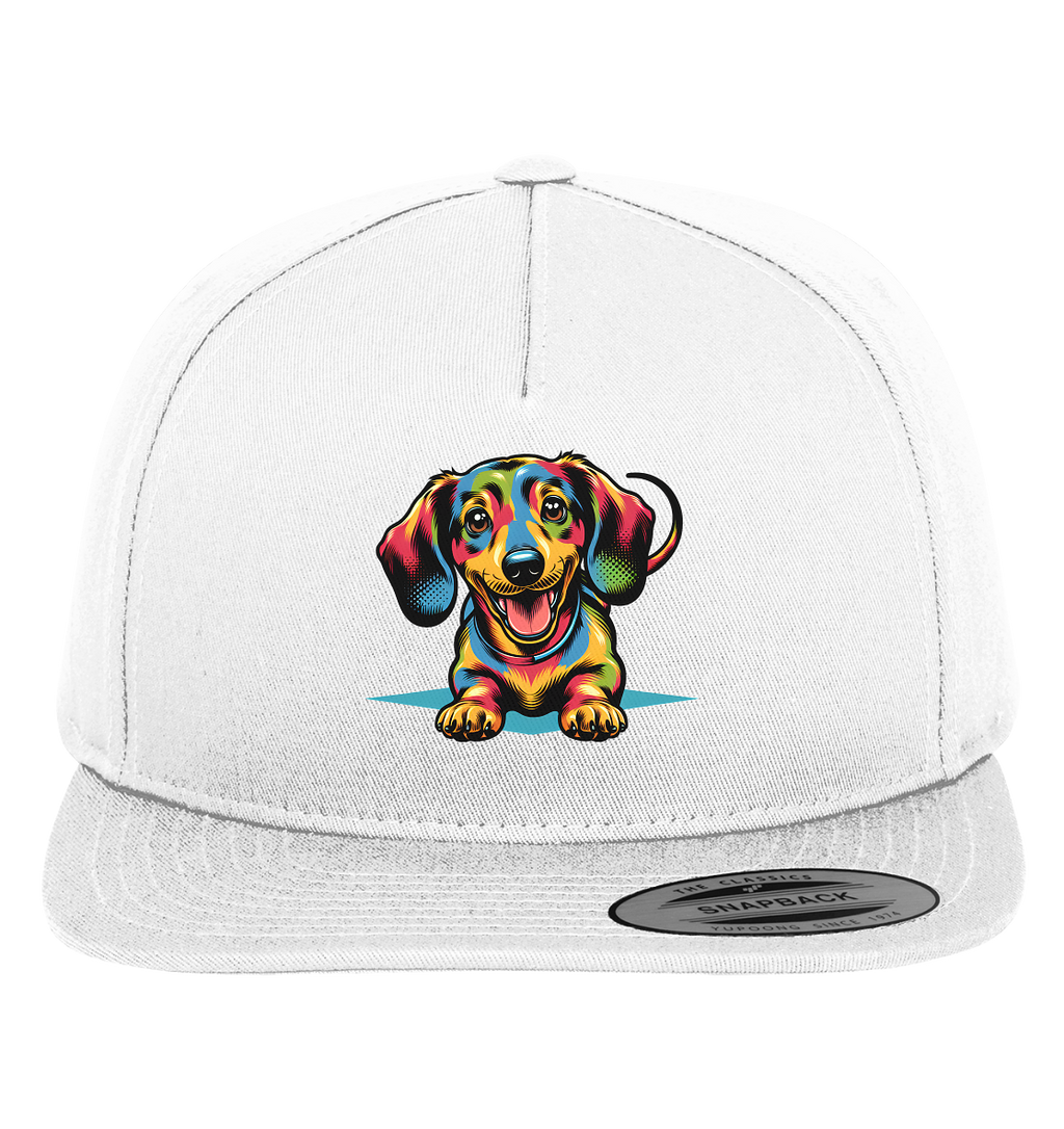 Happy Dackel Pop Art - Premium Snapback