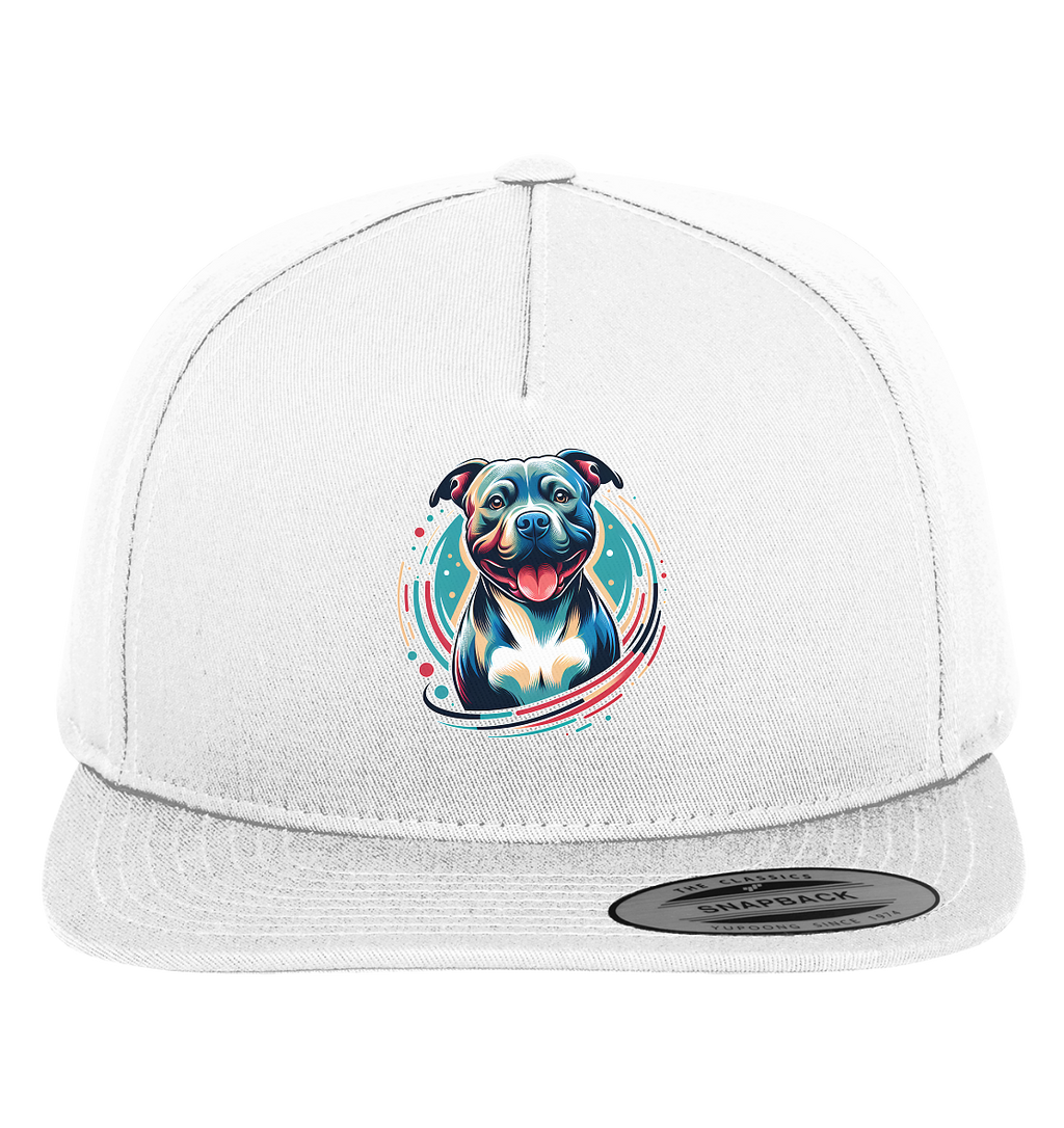 Happy Pittbull / Staffy PopArt - Premium Snapback
