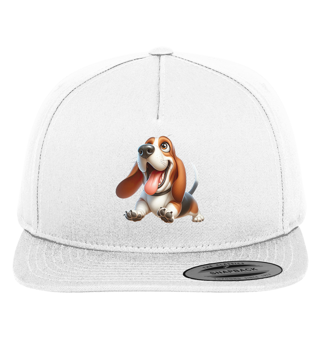 Basset Hound Cartoon personalisierbar - Premium Snapback